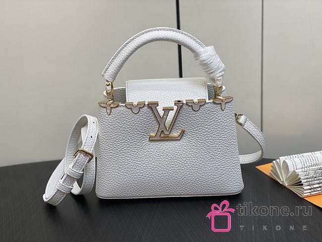 Louis Vuitton M23263 Mini Capucines White - 21x14x8cm - 1