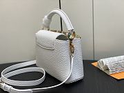 Louis Vuitton M23263 Mini Capucines White - 21x14x8cm - 4