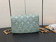 Louis Vuitton Pochette Coussin Green Leather Chain Bag - 20x14x8cm - 3