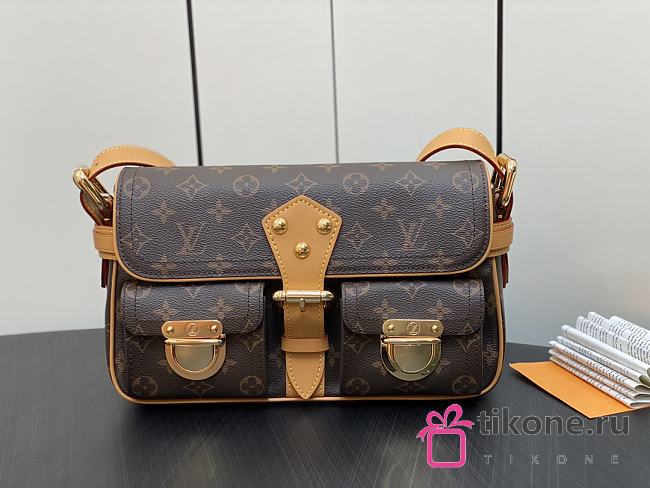 Louis Vuitton Brown Monogram Hudson M40027 - 30x19x10cm - 1