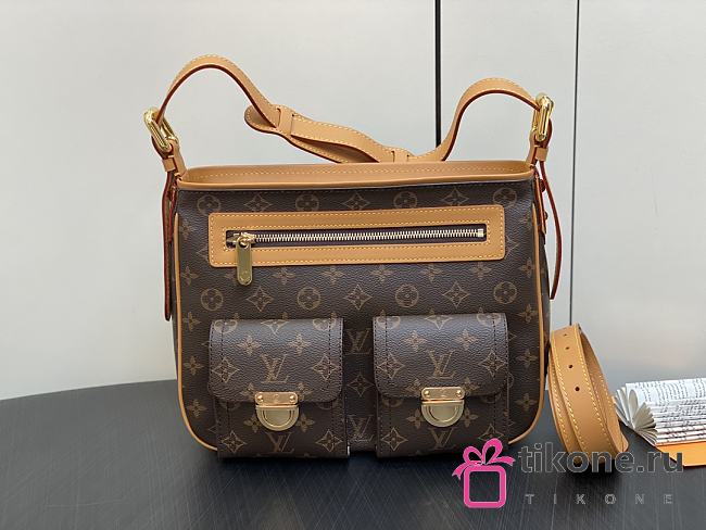 Louis Vuitton Hudson GM Canvas in Bruin - 30×25×12cm - 1