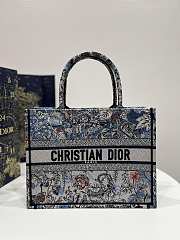 Dior Denim Jardin Magique Embroidery - 36×27.5×16.5cm - 1