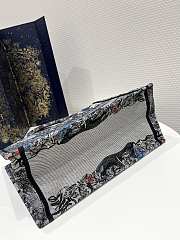 Dior Denim Jardin Magique Embroidery - 36×27.5×16.5cm - 2