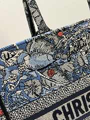 Dior Denim Jardin Magique Embroidery - 36×27.5×16.5cm - 3