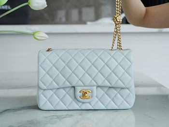 Chanel Classic Light Blue - 14.5x23.5x7cm