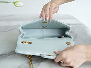 Chanel Classic Light Blue - 14.5x23.5x7cm - 5