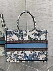 Dior Tote Blue Toile de Jouy Mexico Embroidery - 36×27.5×16.5cm - 3