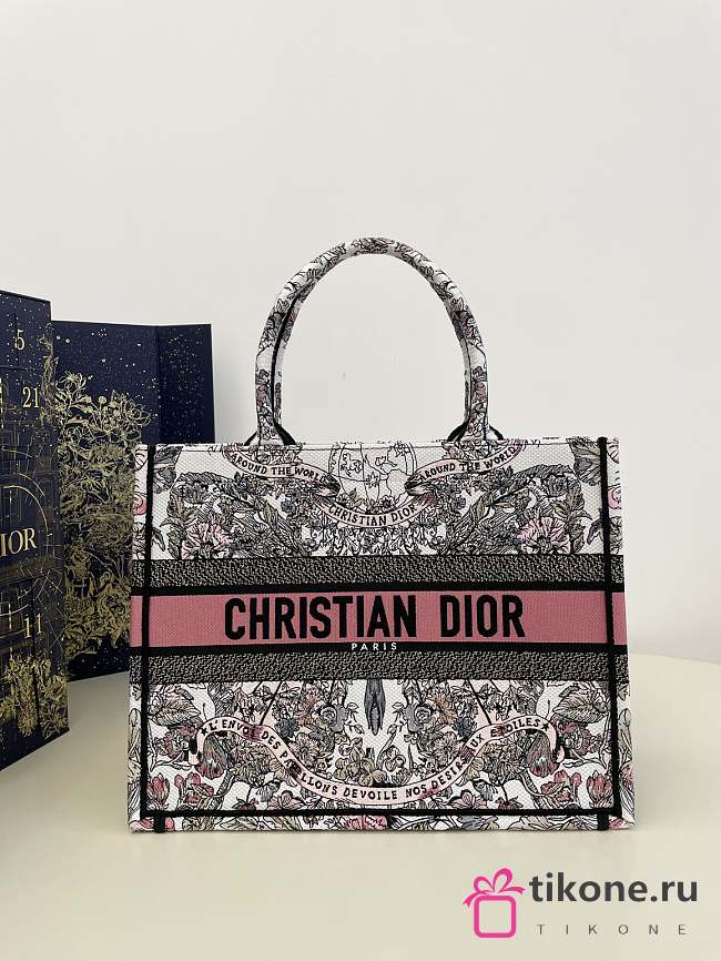 Dior Tote Butterfly Around The World - 36×27.5×16.5cm - 1