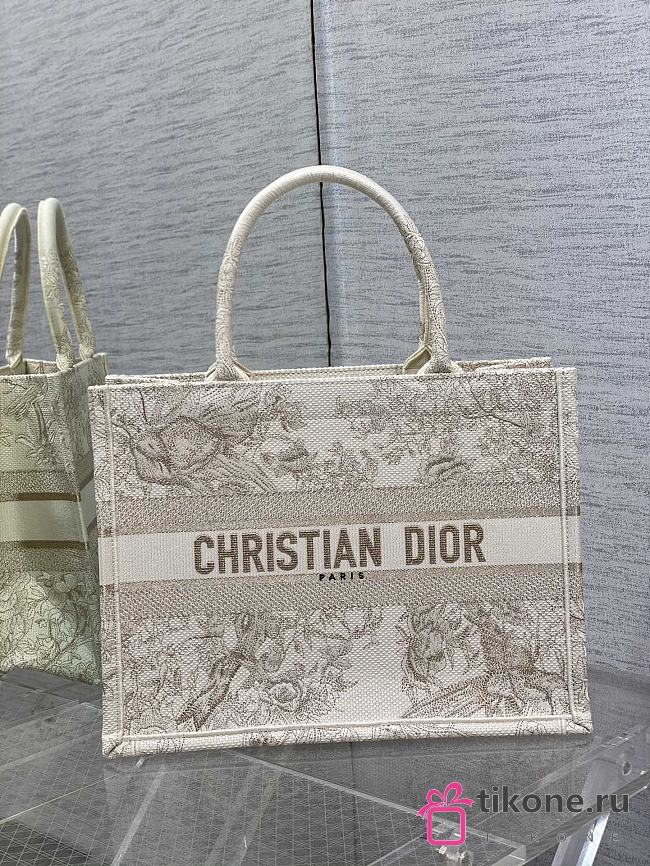 Dior Tote White Butterfly Around The World - 36×27.5×16.5cm - 1