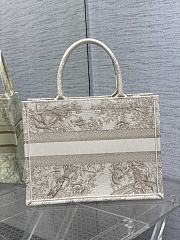 Dior Tote White Butterfly Around The World - 36×27.5×16.5cm - 4