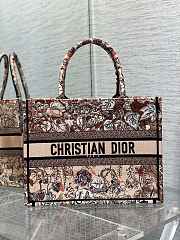 Dior Tote Medium Size Floral Pattern - 36×27.5×16.5cm - 1