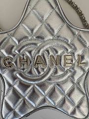 Chanel Silver Star Handbag - 22.5x22.5x6cm - 4