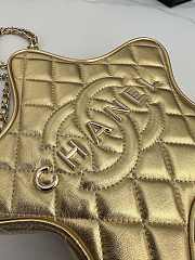 Chanel Gold Star Handbag - 22.5x22.5x6cm - 3