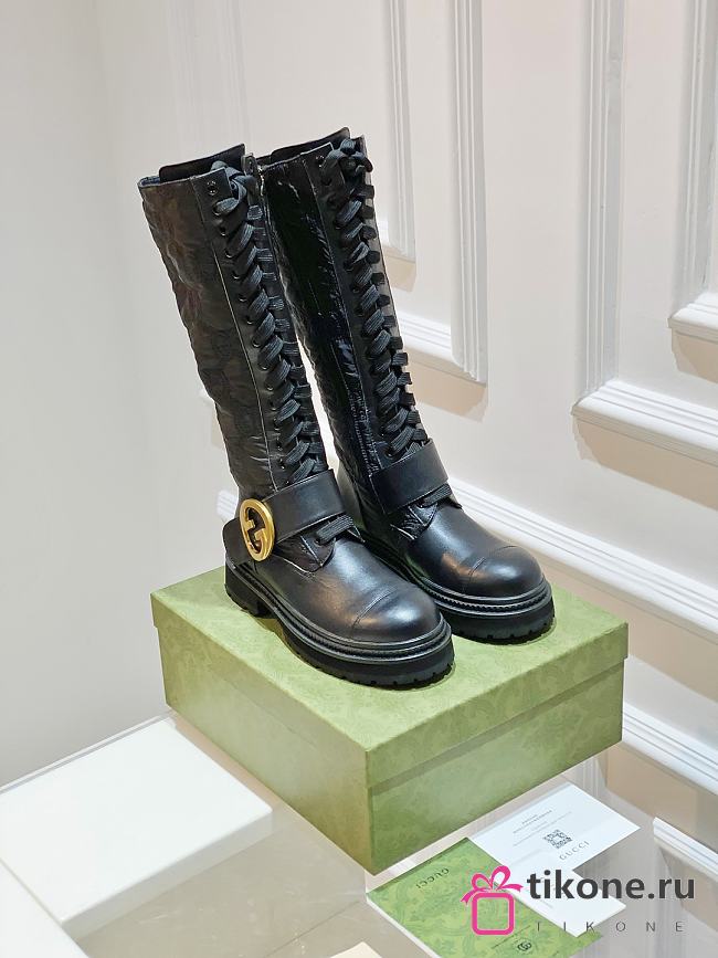 Gucci Black High Boots - 1