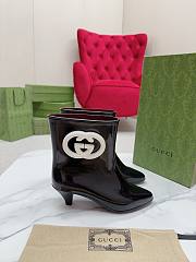 Gucci Interlocking G Ankle Boots In Black - 1