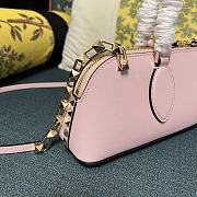 Valentino Garavani Pink Rockstud East-West Tote Bag - 34x11x8cm - 3