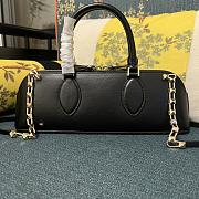 Valentino Garavani Black Rockstud East-West Tote Bag - 34x11x8cm - 1