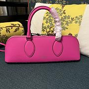 Valentino Garavani Hot Pink Rockstud East-West Tote Bag - 34x11x8cm - 3