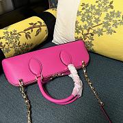 Valentino Garavani Hot Pink Rockstud East-West Tote Bag - 34x11x8cm - 4