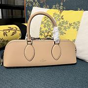 Valentino Garavani Beige Rockstud East-West Tote Bag - 34x11x8cm - 5