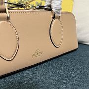 Valentino Garavani Beige Rockstud East-West Tote Bag - 34x11x8cm - 4