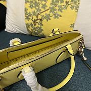 Valentino Garavani Yellow Rockstud East-West Tote Bag - 34x11x8cm - 4