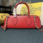 Valentino Garavani Red Rockstud East-West Tote Bag - 34x11x8cm - 1