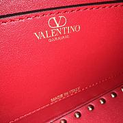 Valentino Garavani Red Rockstud East-West Tote Bag - 34x11x8cm - 4