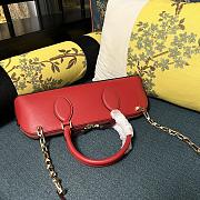 Valentino Garavani Red Rockstud East-West Tote Bag - 34x11x8cm - 3