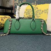 Valentino Garavani Green Rockstud East-West Tote Bag - 34x11x8cm - 1