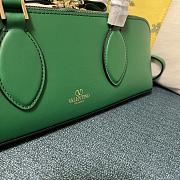 Valentino Garavani Green Rockstud East-West Tote Bag - 34x11x8cm - 5