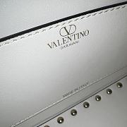 Valentino Garavani White Rockstud East-West Tote Bag - 34x11x8cm - 3