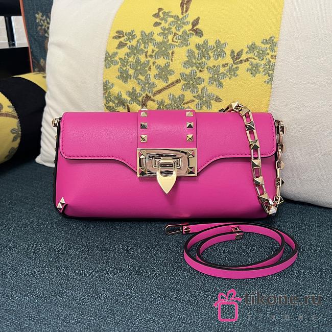 Valentino Hot Pink Garavani RockStud - 26x13x7cm - 1