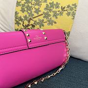 Valentino Hot Pink Garavani RockStud - 26x13x7cm - 2