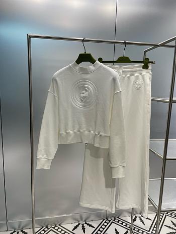 Gucci White Sweatshirt And Sporty Pants