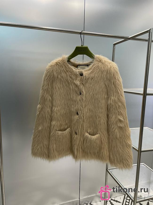 Gucci Faux Fur Coat - 1