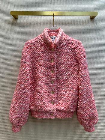 Chanel New Pink Knitted Jacket