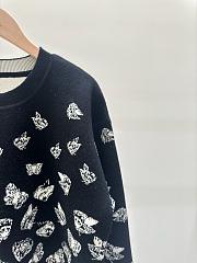 Dior Black Butterflies Sweetshirt - 5