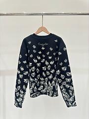 Dior Black Butterflies Sweetshirt - 3