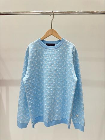 Louis Vuitton Blue Sweatshirt