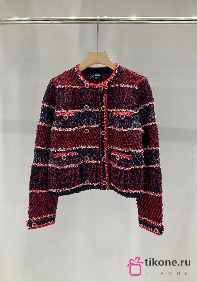 Chanel Wool Cashmere Tweed Jacket - 1