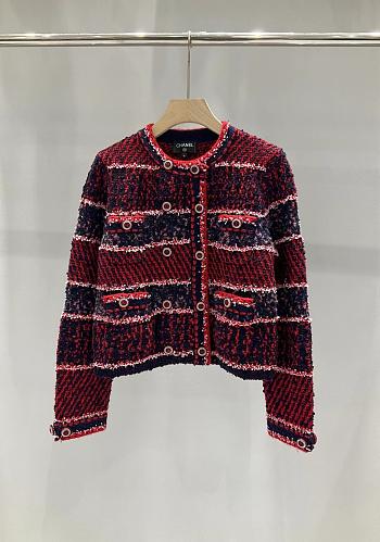 Chanel Wool Cashmere Tweed Jacket