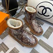 Louis Vuitton Brown Glossy Snow Boots - 4