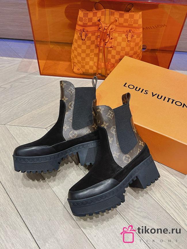 Louis Vuitton Monogram Canvas Ankle Boots - 1