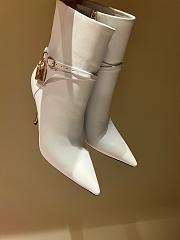 Tom Ford White Pointed-toe Ankle Boots - 1