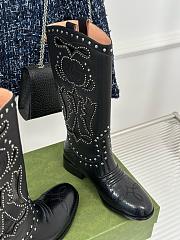 Gucci Boots GG And Stuck In Black - 4