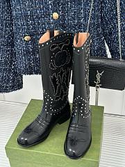 Gucci Boots GG And Stuck In Black - 5