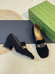 Gucci Loafers In Black Suede - 5