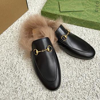 Gucci Black Pricetown Slip-On Loafers