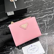 Prada Saffiano Light Pink Card Holder - 10x9x2cm - 4